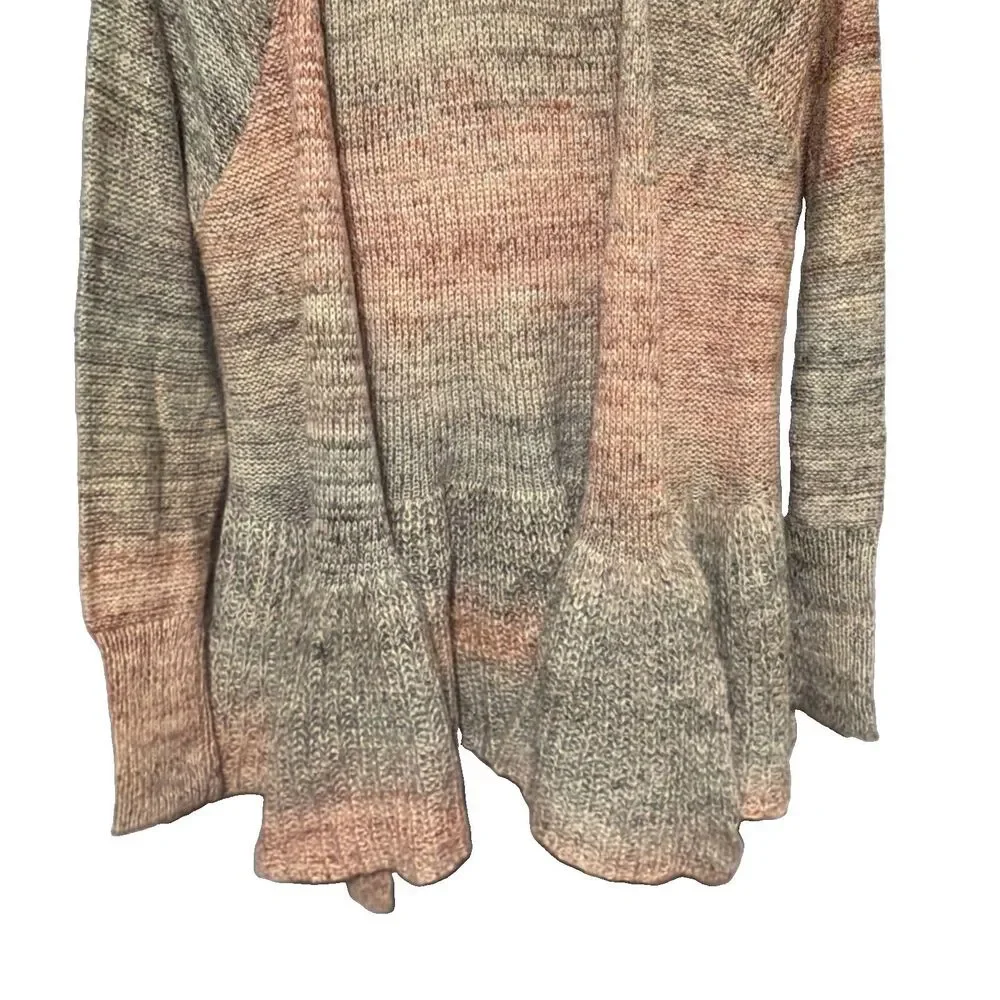 Knitted and Knotted Anthropologie Cody Ombre Cardigan Mohair Sweater Sz Medium M